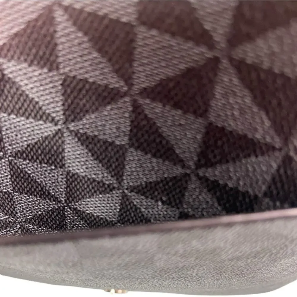 Black Gray Monogram  Shoulder Crossbody Messenger Bag